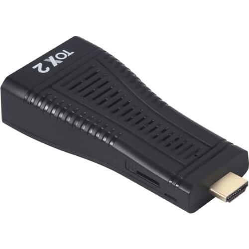 2021 Mini TV Stick TOX2 with 100M LAN RJ45 DDR4 2GB RAM 16GB ROM Smart Android 10 TV Box 2.4G 5G WiFi Bluetooth 4.0 4K HD TVBOX