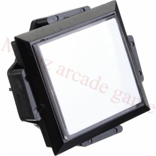 5pcs/lot Square 60*60mm illuminated Buttons/Arcade LED Push Button with Micro switch and LED Light for Arcade Music Game Machine