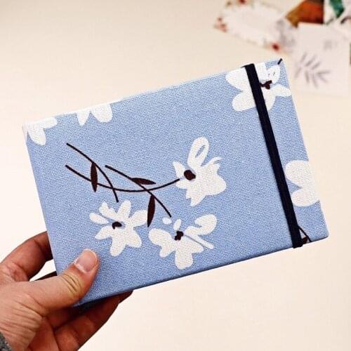 6 Inch 100PCS Stylish and Simple Photo Album Small Photo Album on Fabric Polaroid Postcard Storage Brochure Fabric Creative 2021
