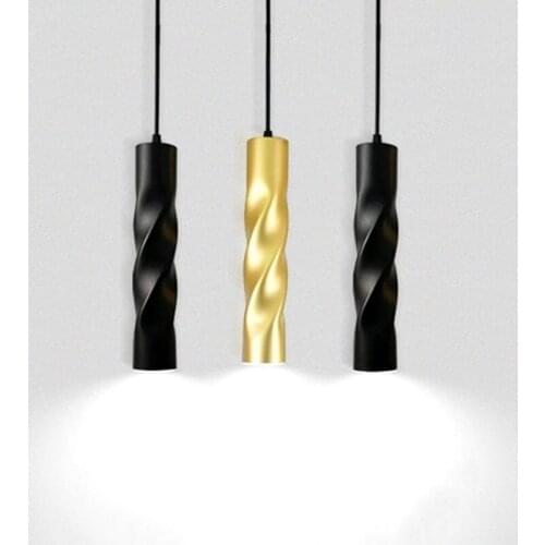 Dimmable Cylinder LED Pendant lamps Kitchen Island Dining Room Shop Bar Counter Decoration Pipe Cord LED Pendant Lights