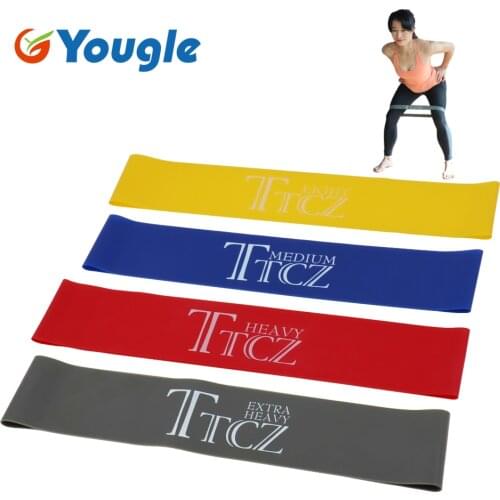 TTCZ Yoga Pilates Resistance Band Exercise Loop Rubber Bands Fitness Loop rope Stretch Band Cross fit band for bodybuilding