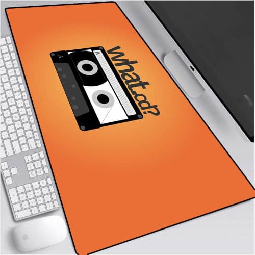 Gaming Mouse Pad Record CD Pattern Edge Computer Notebook Office Keyboard Pad XXL Gaming Accessories Computer Desk with Hutch