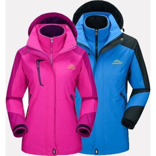 Cross-border supply autumn and winter three-in-one two-piece assault clothing removable fleece liner ski clothing customization