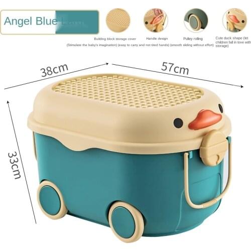 Childrens Toy Storage Box Household Cute Duck Storage Box Snack Storage Box Baby Clothes Storage Box