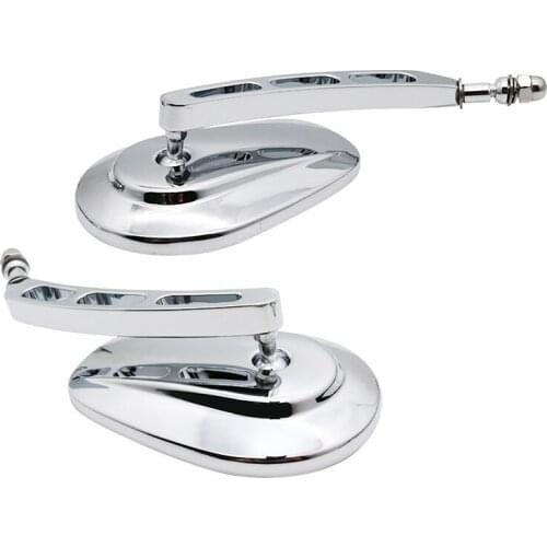 Motorcycle 8mm Rear View Side Mirror For Harley Touring Road King Electra Street Glide Heritage Softail Classic FLSTC V-ROD