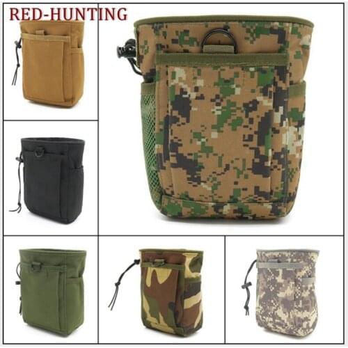 Wholesale Tactical Gun Magazine Bag Dump Drop Reloader Pouch Utility Hunting Rifle Magazine Pouch Gear Hunting Bag Camouflage