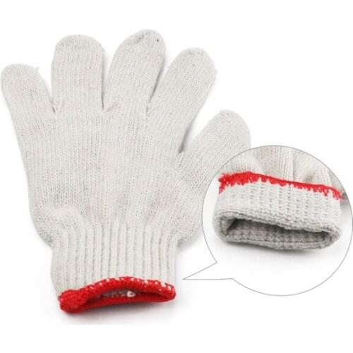 Many Colors Can be Customized Cotton Protection Hand Safety Gloves For Construction Grill Work
