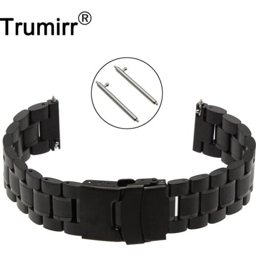 22mm Quick Release Watch Band for LG G Watch W100 R W110 Urbane W150 Asus Zenwatch 1 2 22mm Pebble Time Buckle Bracelet Strap