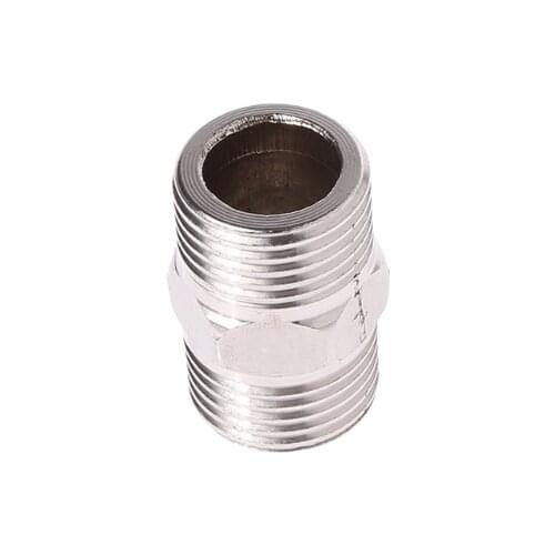 1/2" Male x 1/2" Male Hex Nipple Stainless Steel SS304 Threaded Pipe Fitting NPT