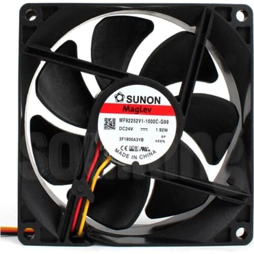 9225 MF92252V1-1000C-G99 24V 1.92W 3-wire cooling fan 6 Month Warranty