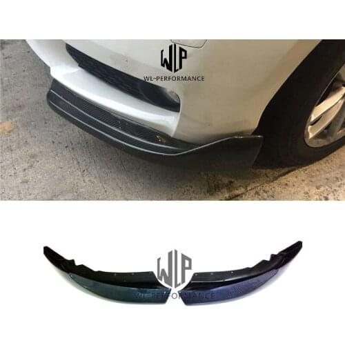 F20 1 Series High Quality Carbon Fiber Auto Car Front Bumper Aprons Side Splitters For BMW F20 1 Series Car Body Kit