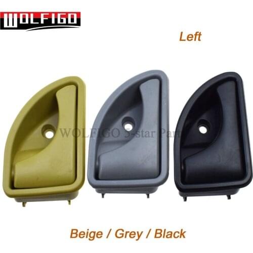 WOLFIGO Beige/Black/Grey For Renault Kangoo 1997-2007 Twingo 1993-2007 Door Handle Inside Interior LEFT Side 8200259376 New