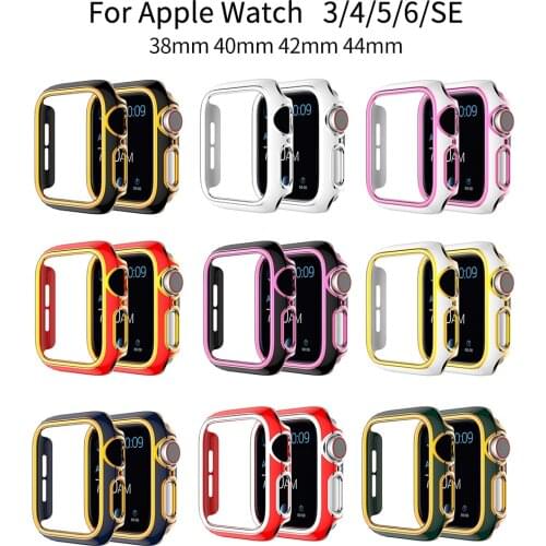 Apple Watch Case Series 6 SE 5 4 3 2 iWatch Case Accessor 44mm 40mm 42mm 38mm Protector Apple Watch