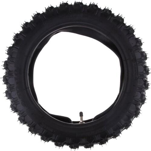 2 Pieces Black 2.50-10 2.50x10 Rubber Tire & Inner Tube Set for CRF50 XR50