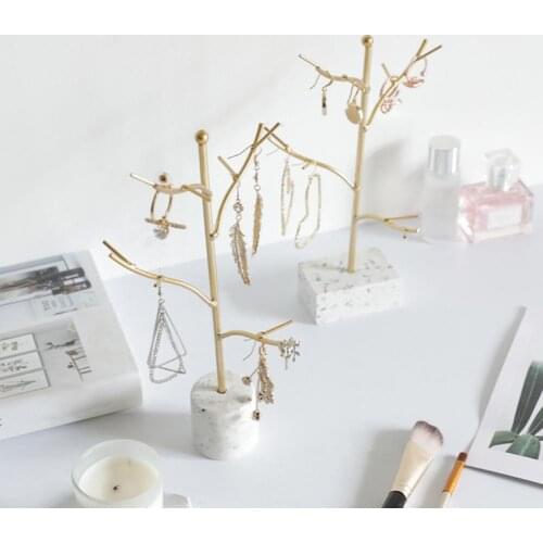 80% HOT SALES !!! Nordic Simple Light Luxury Earrings Necklace Jewelry Decor Rack Stand Holder