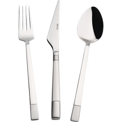84 pieces (12 Person) fork Spoon Knife Tool-Leather Coffer Cutlery Set Spoon Fork Set Kitchen Utensils Sets Tableware