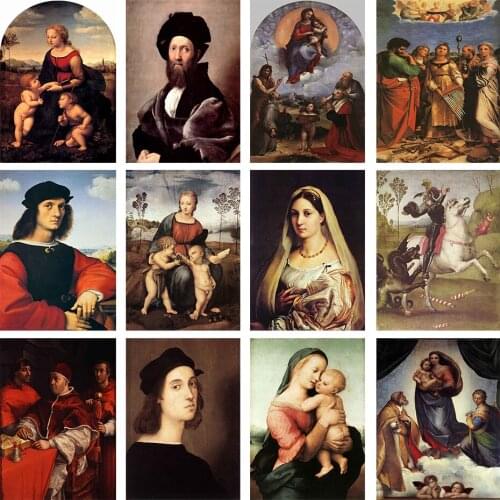 Famous Italian Painter Raphael Series 5D DIY Diamond Painting Full Square/Round Diamond Embroidery Sale Rhinestones of Picture