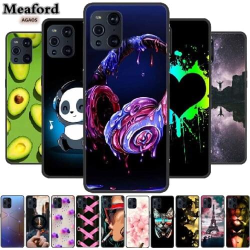 Case For OPPO Find X3 5G Cover Find X3 Neo Coque Silicone Soft TPU Bumper For OPPO Find X3 Pro Lite 5G Cover Cool Luxury Fundas