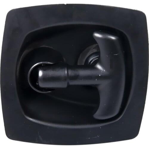 Black Recessed Folding T Lock / Handle (Camper Trailer Toolbox ) Drop T S/S