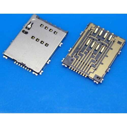 Cltgxdd Mobile Phone Sim Card Readers for Samsung S5750E S5250 S5750 W999 SIM Card holder 2pcs