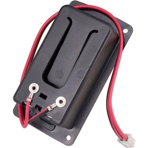 Abs 9v battery holder / case / box compartment cover case guitar & bass pick up