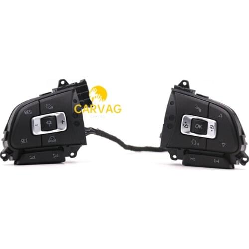 For Tiguan MK2 Steering Wheel buttons Switch support paddle & heating