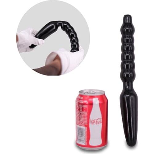 Double Ended Anal Dildo Flexible Soft Anal Bead Butt Plug G Spot Stimulator Adult Toy Big Penis Sex Toys for Women Men Lesbian