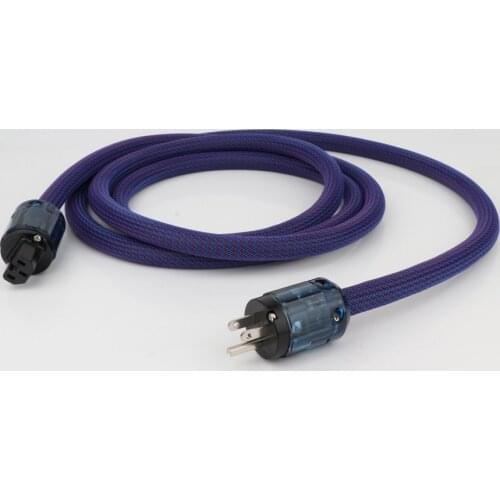 HI-End Puer Copper Audio Grade US Mains Power Cable With P037 US Power Plug HIFI Audio US AC Power cord cable