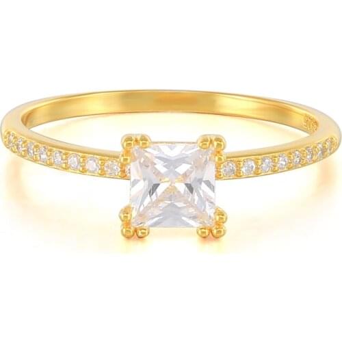 CANNER Horse Eye Diamond Rings For Women Girls 925 Silver Ring 2021 Trend Anillos Mujer Fine Jewelry Paired Rings Minimalist