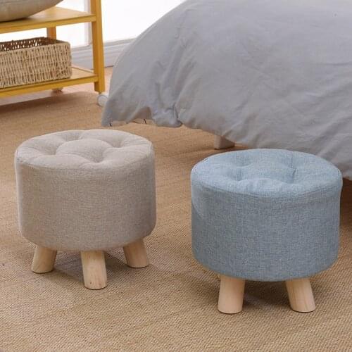 Fashion home stool sofa adult bench chair squatty potty silla para maquillaje stools dining bench Fabric Minimalist Modern