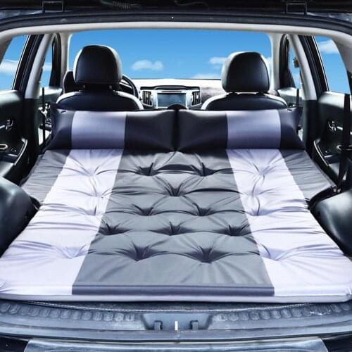 Car Inflatable Bed SUV Car Mattress Rear Row Car Travel Sleeping Pad Off-road Air Bed Camping Mat Air Mattress Auto Accessories