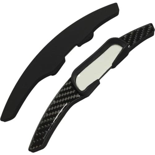 For Mazda 3 Axela 6 Atenza CX-5 CX-4 Carbon Fiber Steering Wheel Shift Paddle Extension Shifter Covers Car Accessories