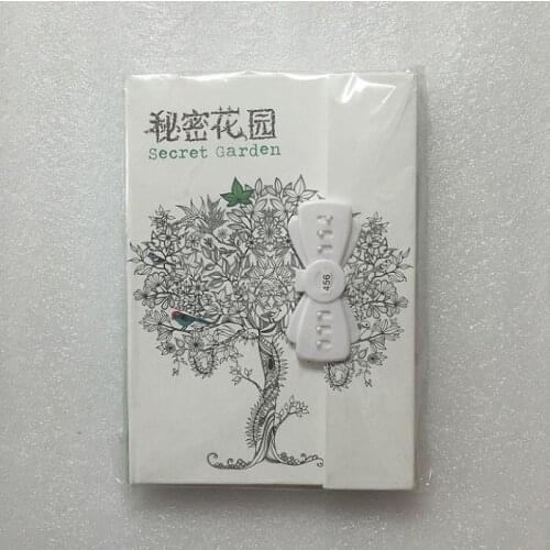 New Secret Garden notebook with Lock Schedule Book Diary Weekly Planner Notebook