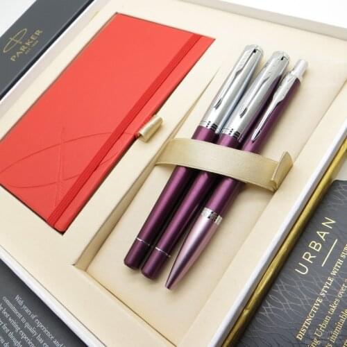Parker Urban Premium Damson Multi Set | Fountain Pen + Roller Pen + Ballpoint Pen | İsme Special Pen