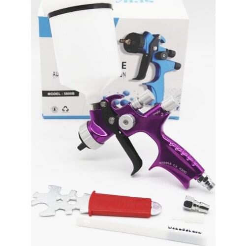 Spray Gun Gravity Spray Gun 1.3mm 600CC Cup Manual Spray Gun Water-Based Paint Spray Gun Varnish Air Spray Gun Car Paint Gun