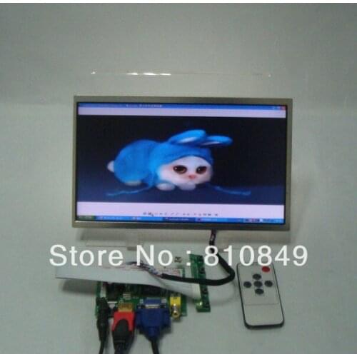 HD MI VGA 2AV Controller board+10.1" LP101WH1 N101BGE LTN101AT03 1366X768 LCD Screen