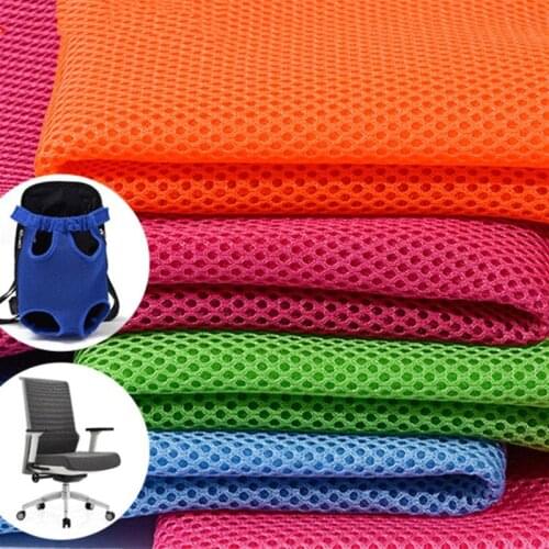 Small hole sandwich mesh sports equipment office chair luggage handbag shoe material air layer mesh fabric wholesale