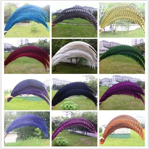 Gorgeous 50 pcs/lot 32-36inch/80-90cm More Color Lady Amherst Pheasant feather for Home Decoration,Wedding Party Decoration