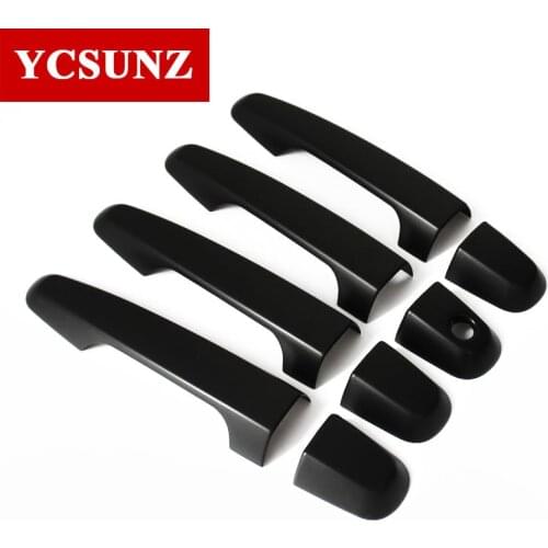 ABS Exterior Parts Door Handles Covers Accessories For Mitsubishi L200 Triton 2015-2020 Pajero Sport 2016-2019 Ycsunz
