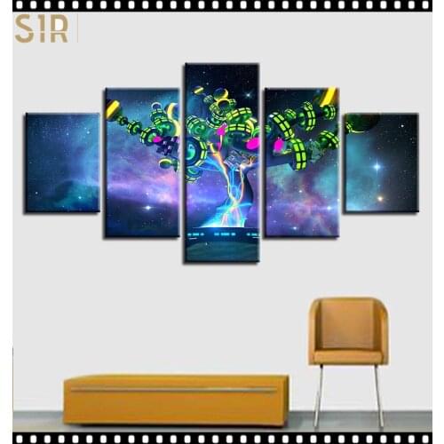 World Famous Architecture Beauty HD Five Wall Painting Decorative Painting Anime Posters Wall Decor Anime Decor Room Decor