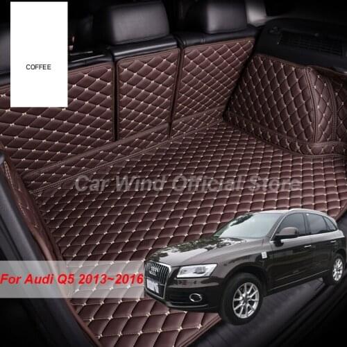 High quality Car Trunk Mats For Audi q5 2013 2014 2015 2016 5 seats Cargo Liner Accessories