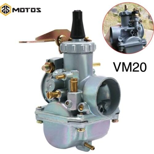 ZS MOTOS Motorcyle VM20 20mm Carburetor Engine Device For MIKUNI Carb Round Slide Motorcycle VM20 ATV Stock Part Carburetor VM20