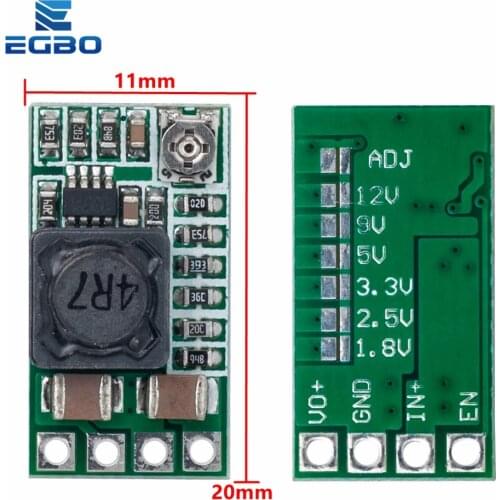 1PCS Mini DC-DC 12-24V To 5V 3A Step Down Power Supply Module Voltage Buck Converter Adjustable 97.5% 1.8V 2.5V 3.3V 5V 9V 12V