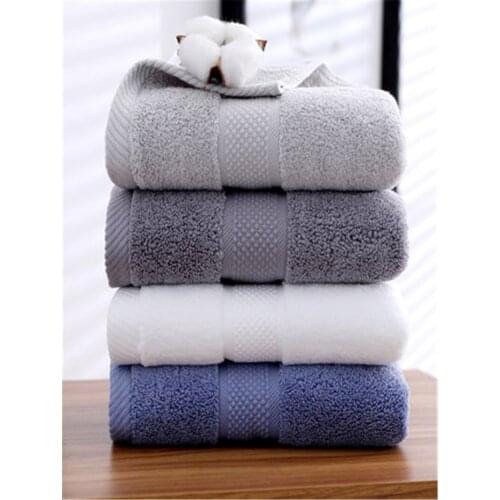 2Pcs 35*78Cm Home Super Absorbent Terry Towel Cotton Towel Bathroom Large Couple New Year Gift Adults Shower Luxury Hotel