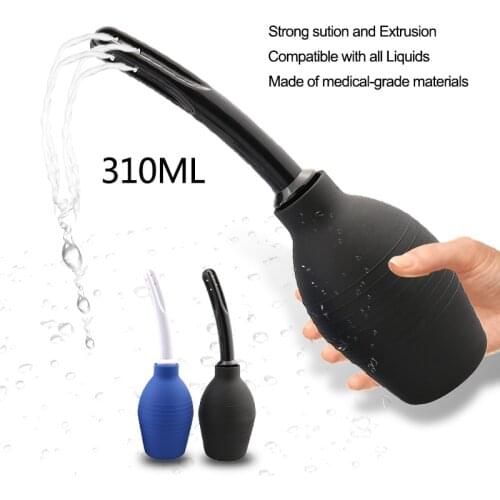 300ml Anal Cleaner Rectal Enemator Syringe Stream Douche Enema System Cleaning Vaginal Colon Bidet Accessories Anal sex toys
