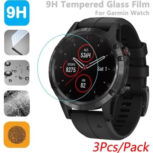 9H 2.5D Screen Protective Tempered Glass Film For Garmin Fenix 3 HR Tempered Glass Protective Film For Garmin Fenix 5 5S 5X Plus
