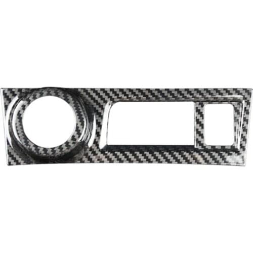 Carbon Fiber Car Central Ignition Device Start Button Frame Sticker for Subaru Brz Toyota 86