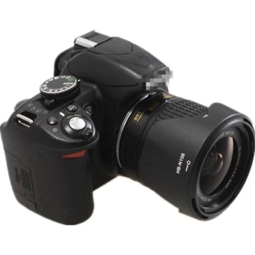 1pcs Camera Lens Hood HB-N106 55mm Bayonet petal Reversible Lens hood suit for nikon D3400 D3300 AF-P DX 18-55mm f/3.5-5.6G