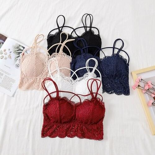 BRAS lace FOR WOMEN been ready Spring Festival strapless bra in breast beauty back small condole belt vest no rims sexy fashion