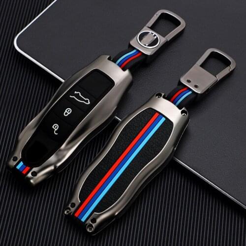 Car Key Case Key Cover Shell for Porsche Panamera Macan Cayenne Carrera Boxster Cayman 911 970 981 991 918 Car Accessoires